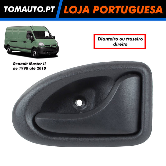 Puxador de porta interior direito para Renault Master II (98-10) - Preto