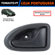 Puxador de porta interior direito para Renault Scénic I (96-03) - Preto - imagem 1