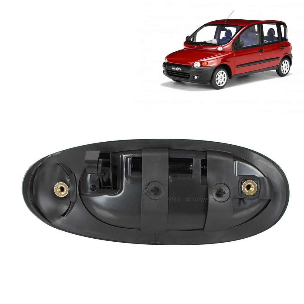 Puxador de porta em plastico preto da parte esquerda para Fiat Multipla