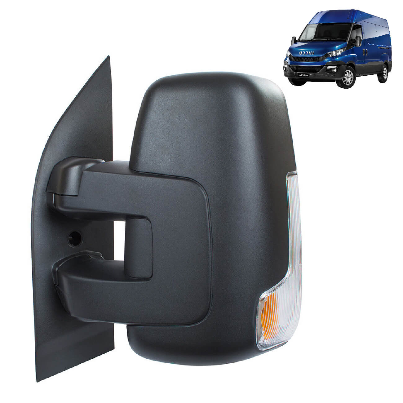 Retrovisor completo pisca esquerdo elétrico Iveco Daily Vi