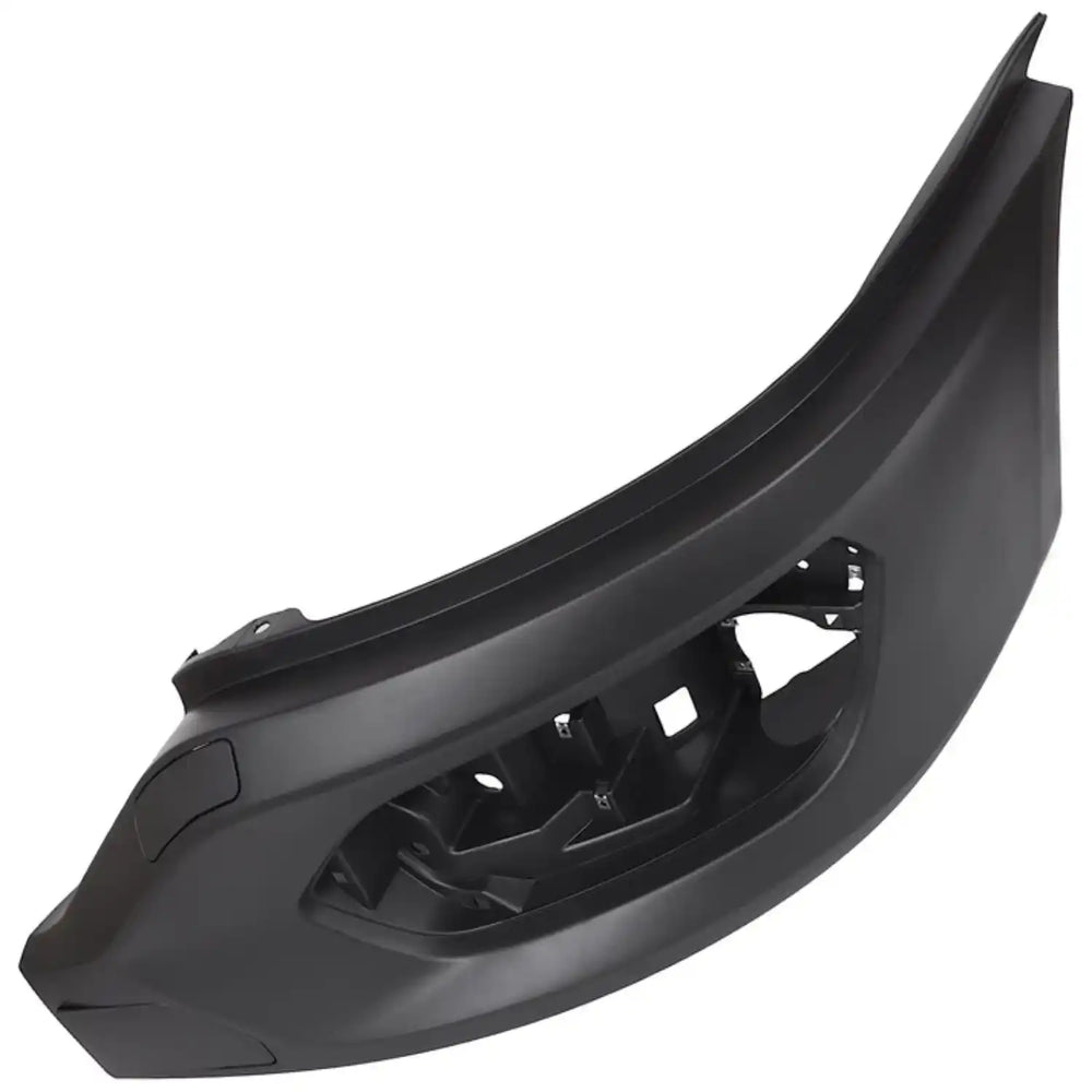 Segmento lateral esquerdo do para-choques frontal para IVECO DAILY desde 2019, em plástico preto, sem tampa do gancho de reboque