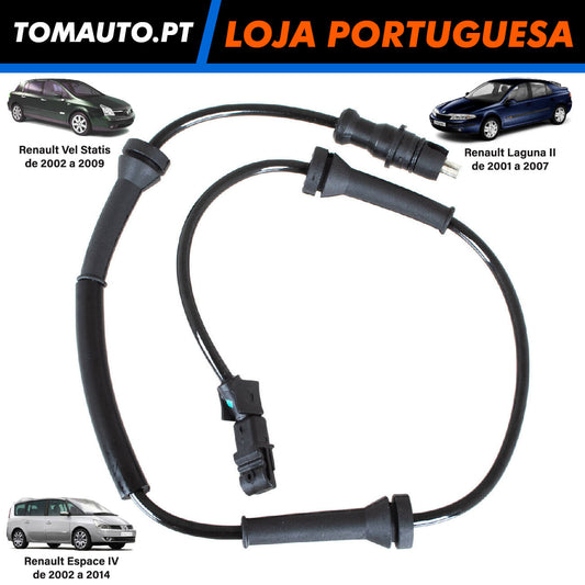 Sensor ABS Renault Laguna II, Espace IV e Vel Satis - 8200084125