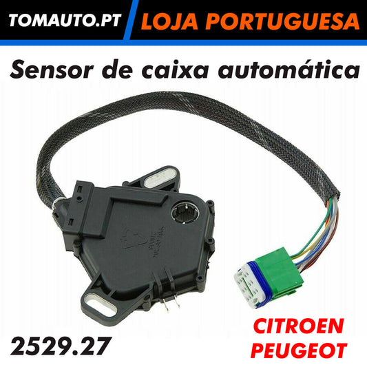 Sensor de caixa automática para rotação das velocidades do Citroen e Peugeot