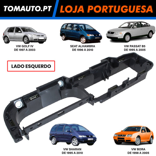 Suporte Interruptor vidros VW Golf IV, Bora, Passat, Sharan e Seat Alhambra - 1J1867179A