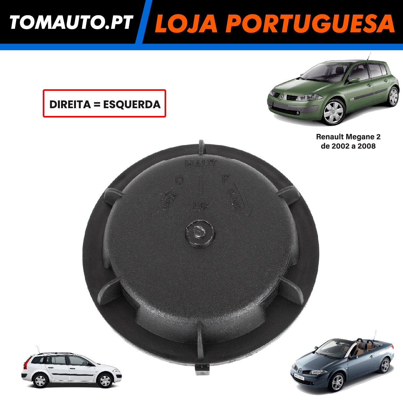 Tampa Acesso Farol Renault Megane 2 (02-08) - 7701047182