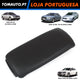 Tampa Apoio Braço Couro Preto Audi A4 B6/B7, A6 C5 e Seat Exeo - imagem 1