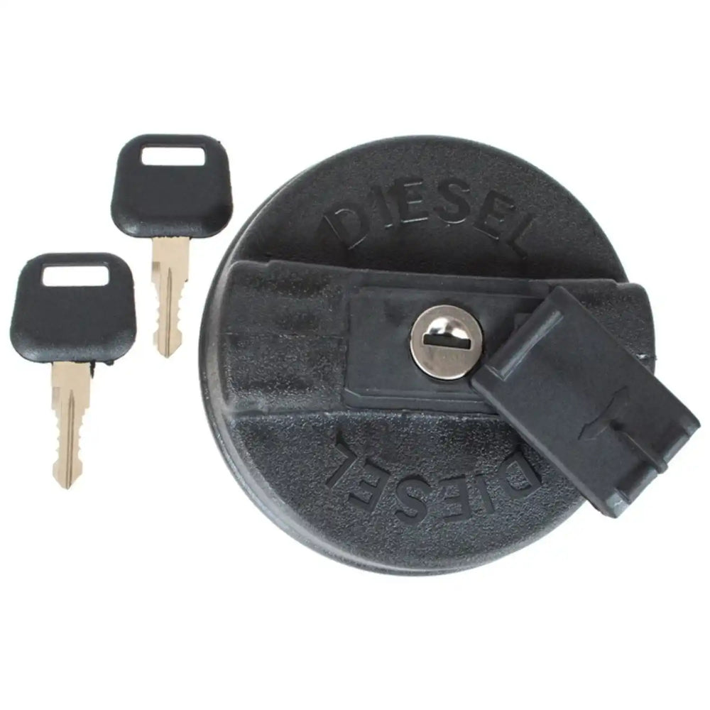 Tampa do depósito de combustível com chave para camiões SCANIA Série 4, P, G e R, em preto, com rosca M65 × 6 e referência OEM 1369849