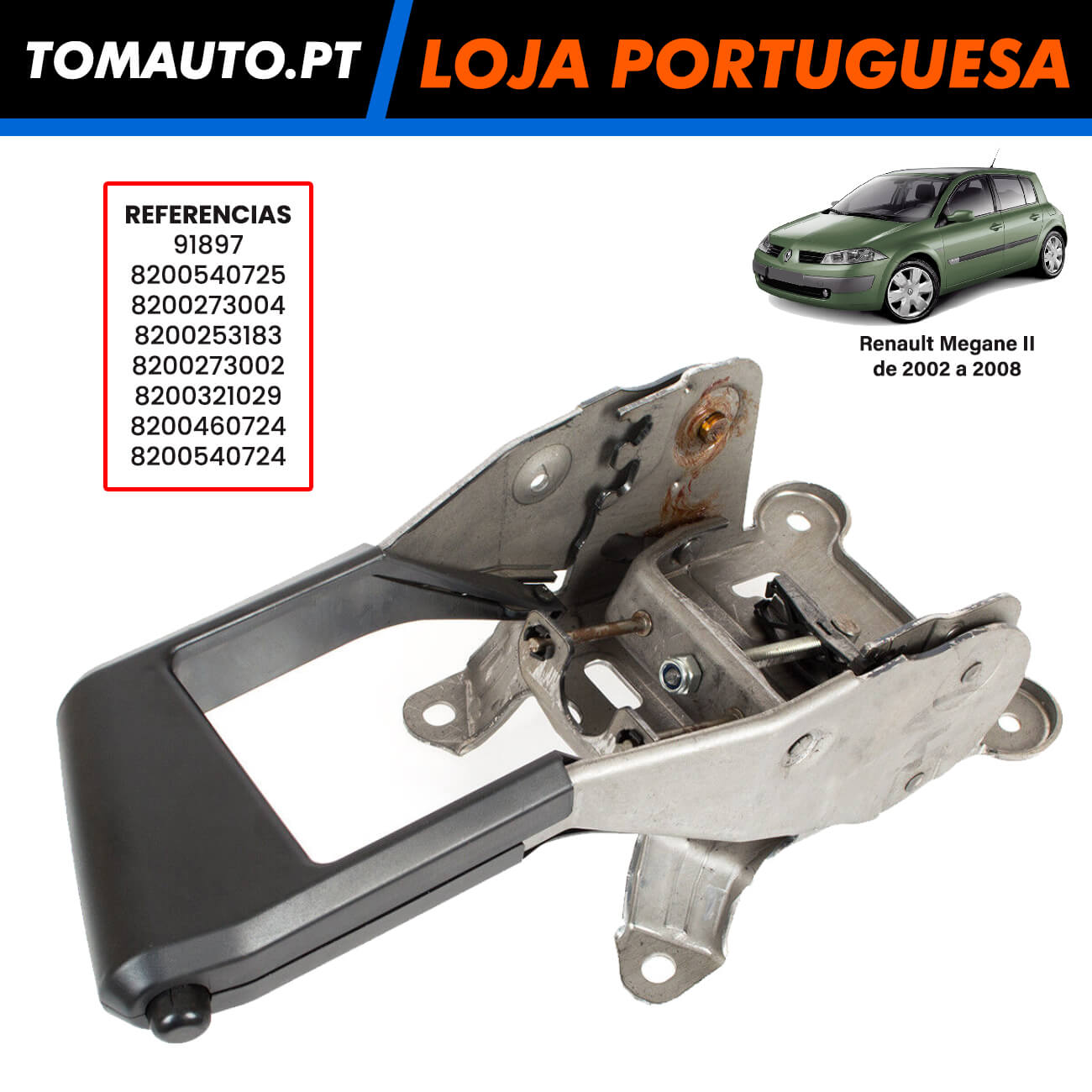 Travão de mão Renault Megane II 8200540725 8200273004 8200253183 8200273002