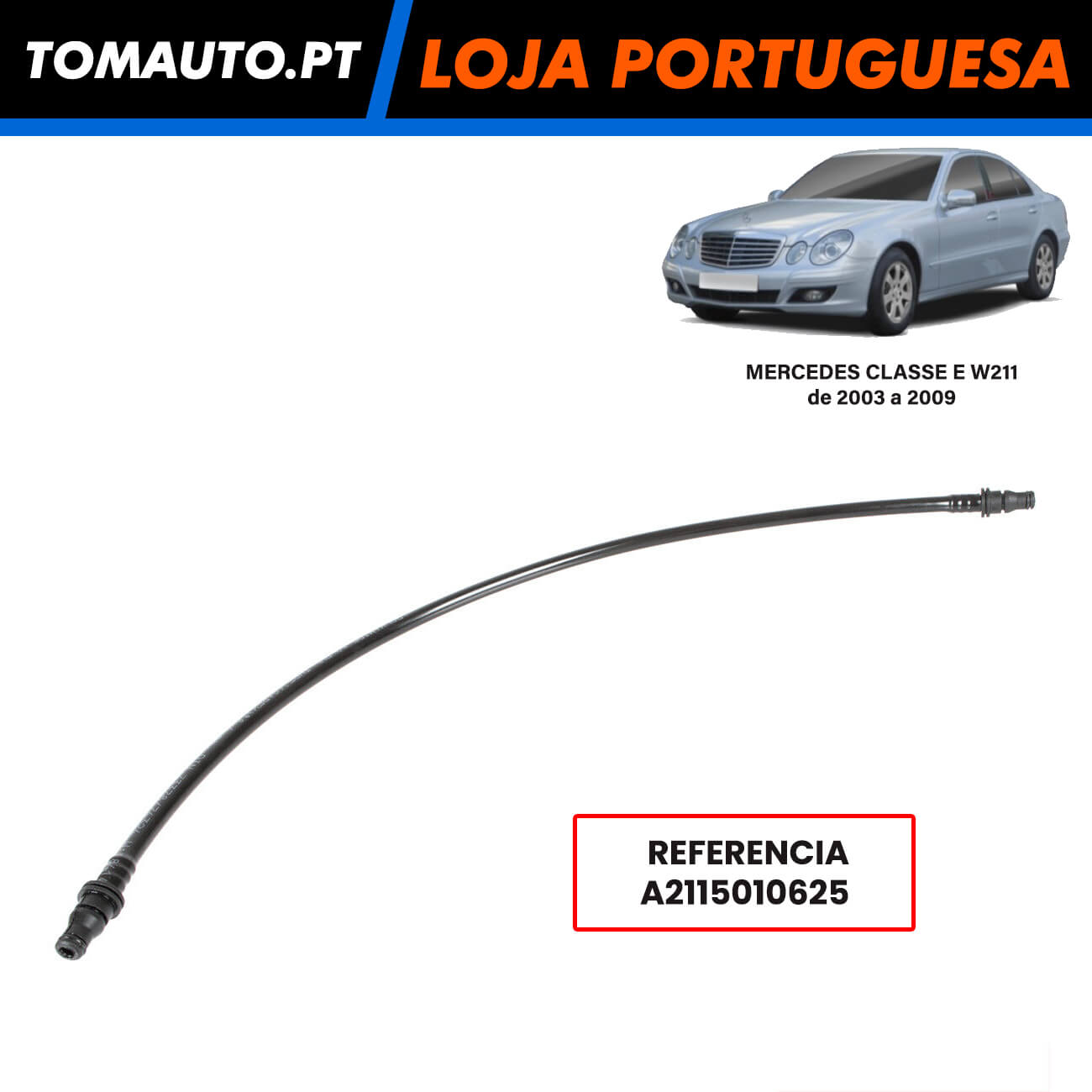 Tubo Flexível Depósito Compensação Mercedes E W211 - A2115010625