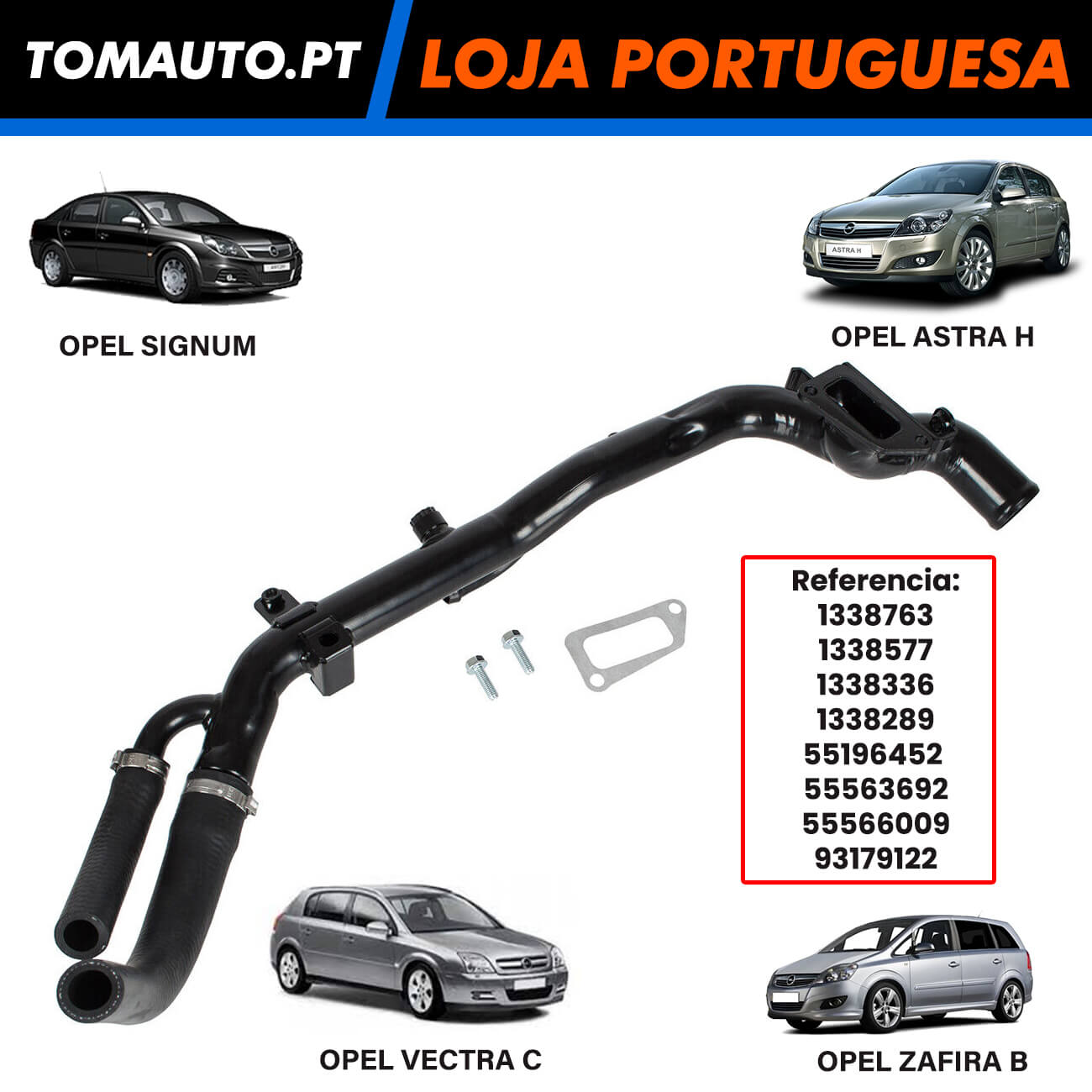 Tubo de liquido de refrigeração Opel Signum Vectra Zafira