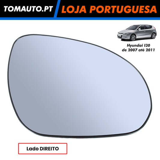 Vidro de espelho direito para Hyundai I30