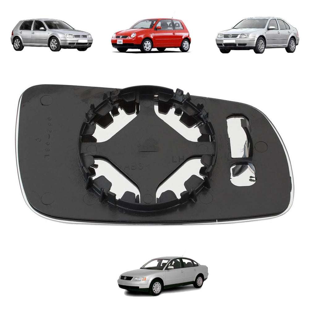 Vidro de espelho exterior retrovisor VW Golf Bora Passat Lupo Aquecido