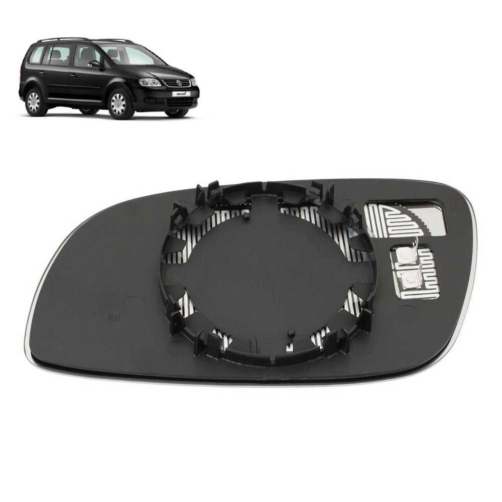 Vidro de espelho exterior retrovisor VW Touran